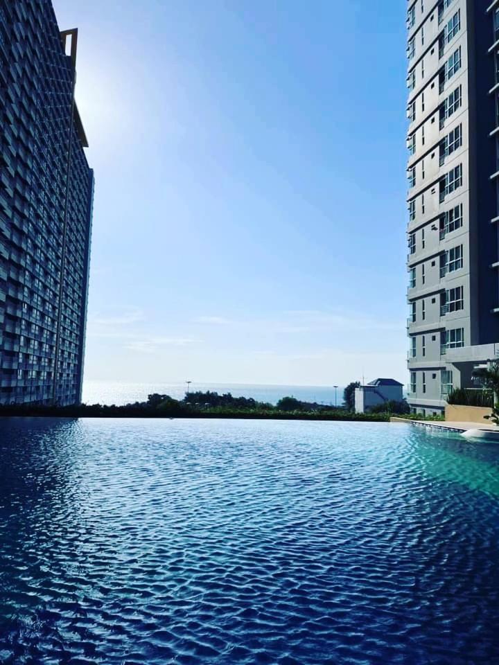 2 ห้องนอน 2 ห้องน้ำ Seaview ชั้น18 Pantai Jomtien