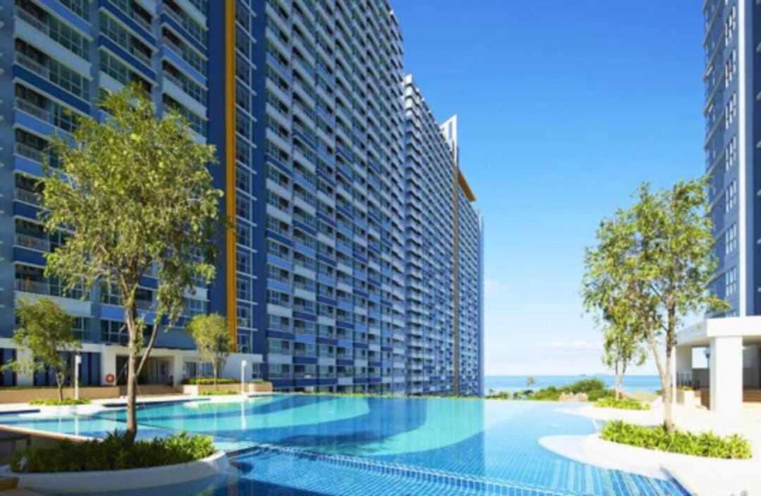 Pangsapuri 2 ห้องนอน 2 ห้องน้ำ Seaview ชั้น18 Pantai Jomtien